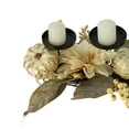 thumbnail image 5 of Northlight Dahlia and Pumpkin Fall Harvest Candle Holder Centerpiece - 21", 5 of 6