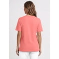 thumbnail image 2 of Woman Within Plus Size Lattice Neck Tee, 2 of 5