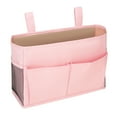 thumbnail image 7 of Xhegex Bedside Caddy, Bedside Storage Organizer for Bunk Bed Accessories, Dorm Storage for Bedside Shelf and Bunk Bed Shelf, Bed Caddy for Home, Dorm, Bunk (PInk, 1 Pack), 7 of 7