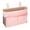 Pink, variant on Black Bedside Storage Hanging Organizer Bag With Multiple Pockets For Phone Books Glasses Snacks Dormitory College Student Bed Head Board Shelf Cloth Material Large Capacity