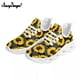thumbnail image 1 of Noisydesigns - Zapatillas de deporte para mujer, diseño de flores amarillas con estampado de vaca, para correr, informales, de verano, para caminar, 1 of 6