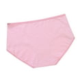 thumbnail image 3 of Bigersell Open Crotch Panties Clearance Period Panties Cheeky Panty Style P-410 Nylon Period Panties Seamless Thongs Briefs Mid Waist Women Cheeky Panties Pink L, 3 of 5