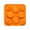 A003- Orange, variant on Pumpkin Silicone Mold Silicone Chocolate Mold 7 Inch Silicone Baking Mold for Halloween Baking Halloween Craft Homemade Halloween Treats Non Candy Pink, 1 Pack