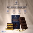 thumbnail image 2 of Gifteay Dubai Chocolate Bar Pistachio Knafeh, Belgian Dark Chocolate with Crispy Kataifi & 70% Pistachio Filling,Handmade Chocolate, 200g (7 oz), 2 of 6
