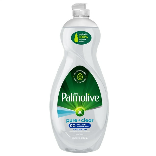 Palmolive Dishwashing Liquid Dish Soap, Unscented Scent, 32.5 Fluid