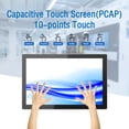 thumbnail image 3 of GreenTouch 10.1 Inch Touchscreen Monitor, Capacitive Multi-Touch Screen Display - 1280 x 800 Resolution, 3 of 7