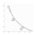 thumbnail image 5 of 925 Sterling Silver Heart and Love Charm Bracelet, 5 of 6