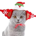 thumbnail image 5 of Diadema navideña para disfraz navideño Perro Gato Mascota Papá Noel S JAMW Sencillez, 5 of 5