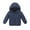 Navy, variant on fatyb Big Boys Girls Hooded Puffer Jacket Zip up Long Sleeve Winter Warm Down Coat with Zipper Pockets