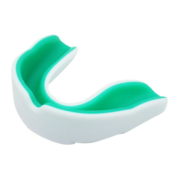 Yoetaun Boxing Mouth Guard Mouthpiece Shield, Sport Mouthguard for Kid Adult Karate, Hockey, Football, Karate White Green