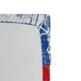 thumbnail image 2 of Ambesonne USA Fitted Sheet, Patriotic Grunge Flag Marine, Twin XL Size, Vermilion Cobalt Blue, 2 of 2