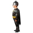 thumbnail image 3 of DC Batman Halloween Costume for Toddler, Size 4T, by Rubies, 3 of 7