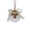 Brown, variant on Artistic Handmade Sea Glass Angelic Ornament With Shell And Beads Ribbon Bowknot Wall Pendants Coastal Decors