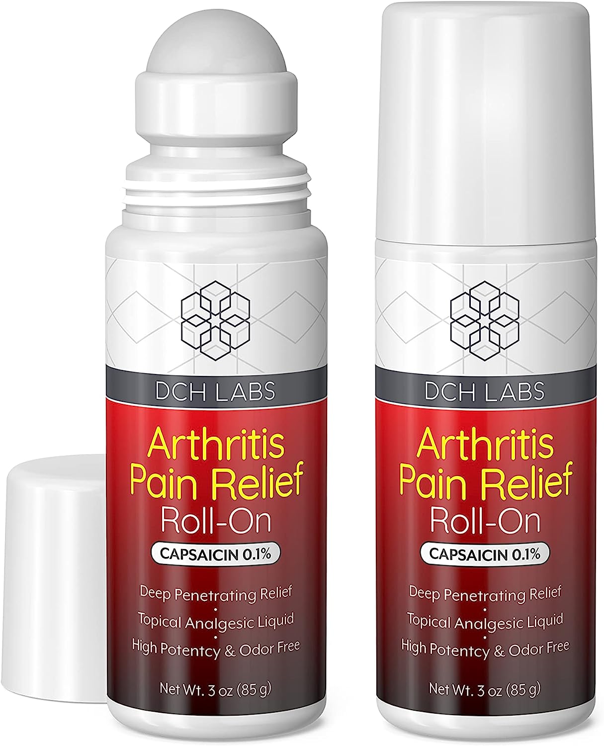 DCH Labs Warming Arthritis Pain Relief RollOn, Deep