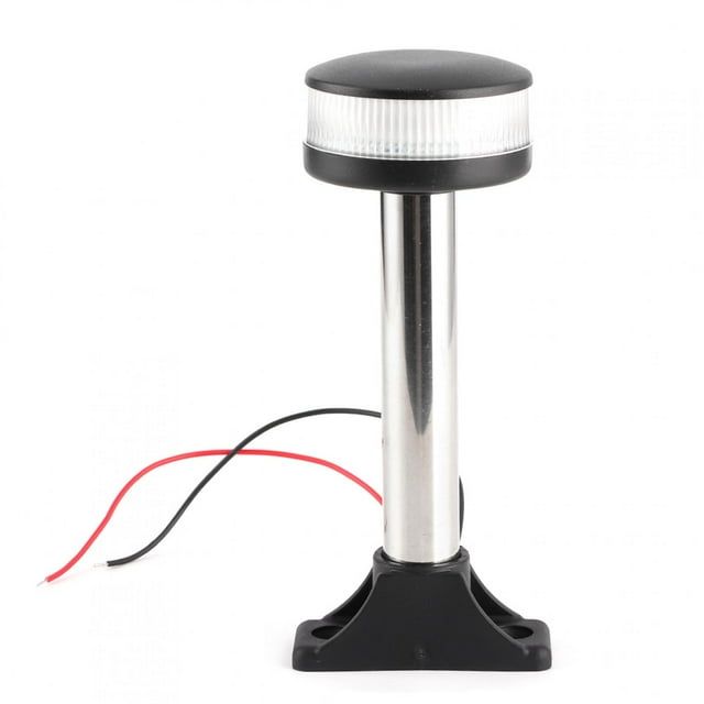 Luz de anclaje redonda LED de 12 V, 360 grados, IP65, lámpara de señalización versátil para yates y barcos de pesca.