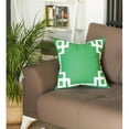 thumbnail image 2 of Geometric Green&White Square 18" x 18" Throw Pillow Cover, 2 of 7