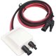 thumbnail image 2 of Weatherproof Solar Dual Cable Entry System IP68 Gasket Locking Nut For RV And Yacht Solar Panel Installations White, 2 of 5