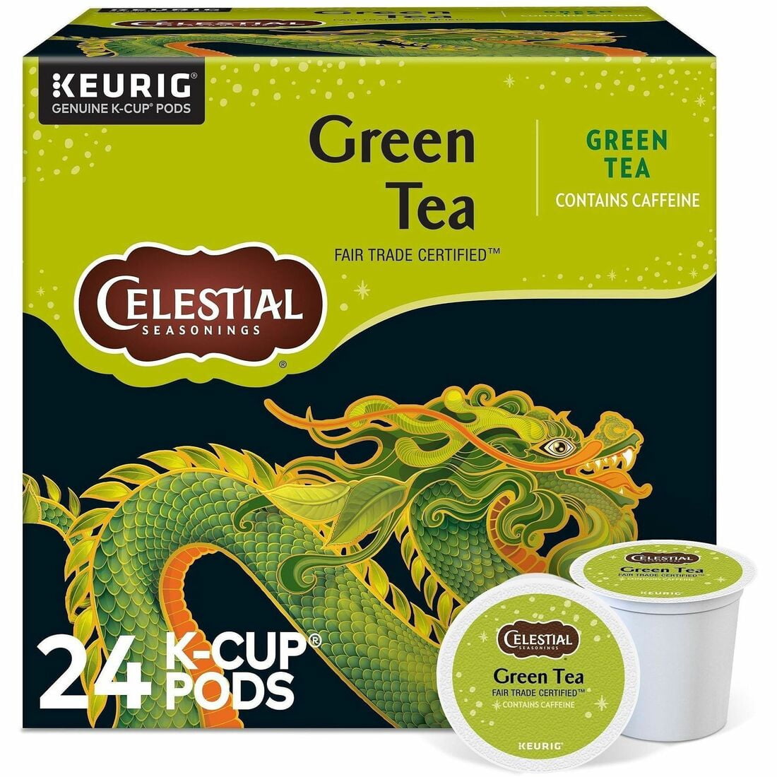 Celestial Seasonings Green Tea K-Cups, 24/Box -GMT14734 - Walmart.com