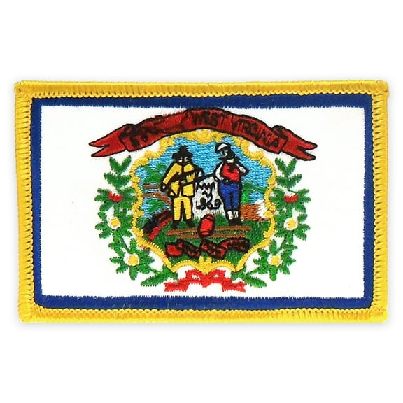 West Virginia Embroidered US State Flag Patch