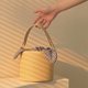 thumbnail image 2 of Bolso tipo cubo Kuymtek de paja para mujer Beige, 2 of 9