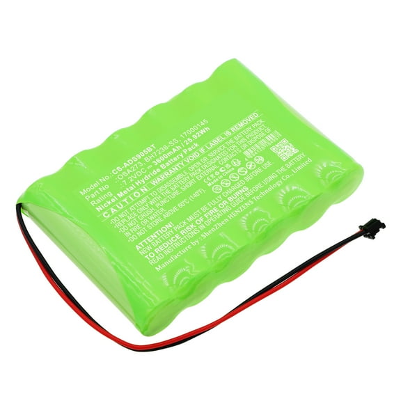 Replacement Battery for ADT ADT Impassa wireless alarm sys,SCW9057G-433,PN:17000145,17000152,BH7236-SS,OSA273,3600mAh