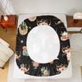 thumbnail image 5 of Feelyou Tribal Western Boot Twin Sheet Sets for Kids, Rustic Gothic Sheep Skull Twin Fitted Sheet, Cactus Botanical Flat Sheet, Breathable Home Decor, 3-Piece, 5 of 7