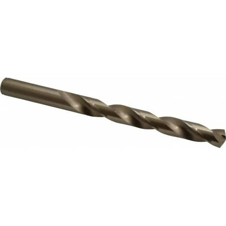 

Cleveland 31/64 135° Cobalt Jobber Drill Oxide/Gold Finish Right Hand Cut Spiral Flute Straight Shank 5-7/8 OAL Split Point