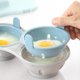thumbnail image 2 of Vaporera de huevos para microondas con tapa - PP de calidad alimentaria, diseño de doble orificio, multifuncional, para huevos y pasteles, 2 of 8