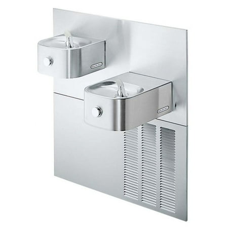 Elkay Lntem8k 7.5 Gph Ada Wall Mount Bi-Level Soft Sides Filtered Cooler - Stainless Steel