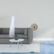 thumbnail image 2 of Pantalla de lámpara de pie,Lámpara de pie de papel,pantallas de lámparas de mesa nórdicas,Escultura colgante de pared,Decoración de pared metálica para sala de estar,dormitorio y, 2 of 8