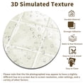 thumbnail image 2 of 10 Sheet Thicker Peel and Stick Backsplash Tile, 12"x12" 3D Self Adhesive Square Mosaic Subway Checkered Vinyl Backsplash Stick on Wall Tiles for Bathroom, Kitchen, Living Room (Beige), 2 of 11