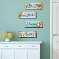 thumbnail image 3 of WuPing 4 Pcs Ocean Beach-Themed Wooden Hanging Signs, Wall Art Decor, Hotel Home Bedroom Decor, 3 of 6