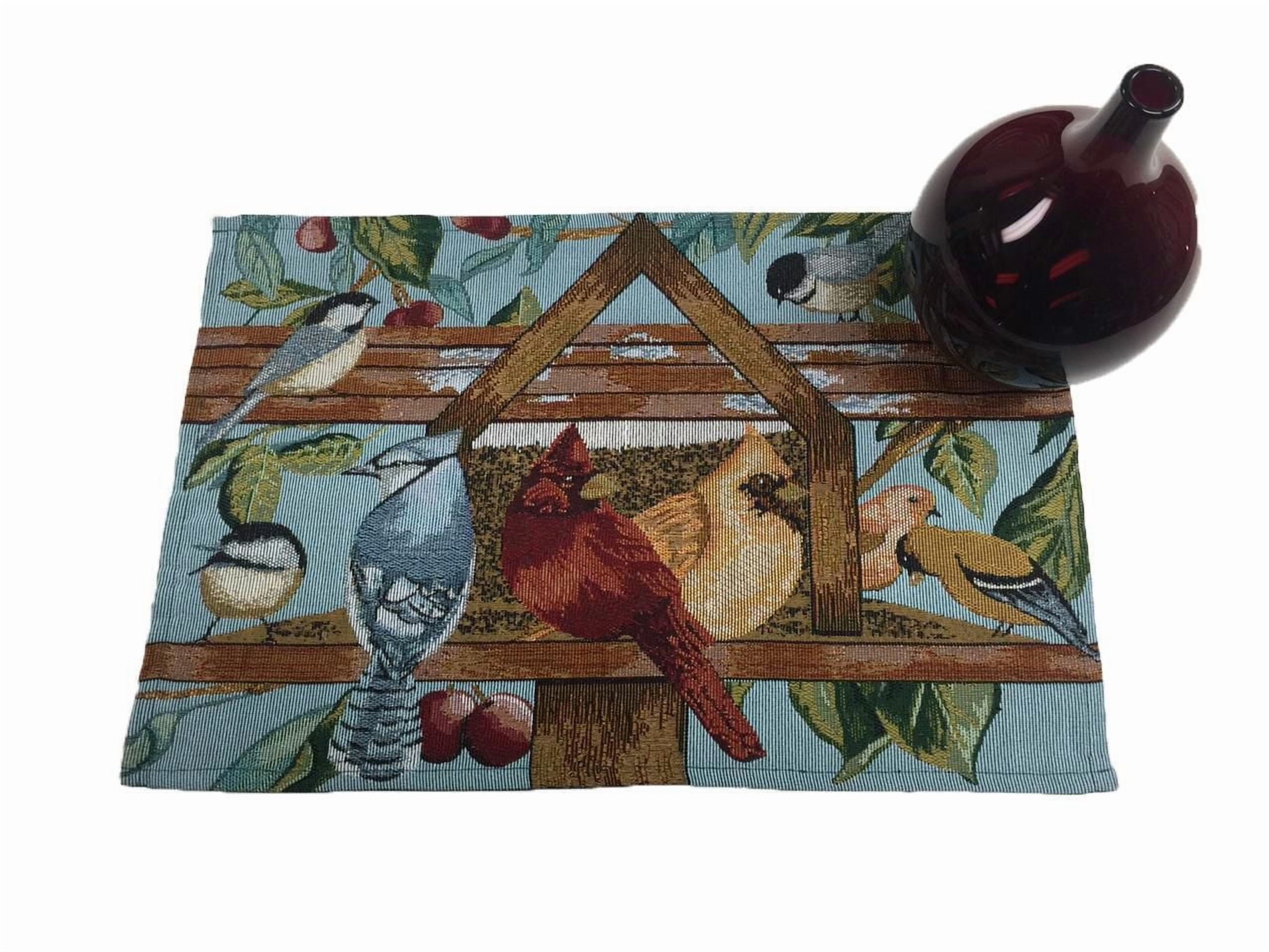 Fabstyles Bird House Placemat Runner