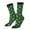2 Black-1, variant on green Christmas Element Crew Socks for Men & Women, Breathable Casual Athletic Ankle Socks