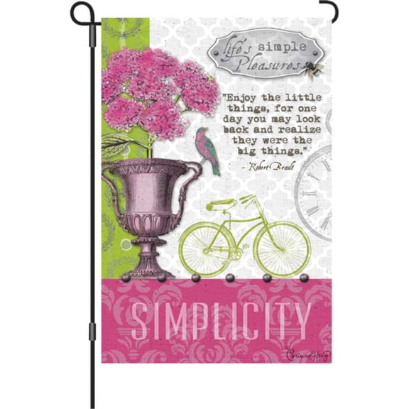 Premier Garden Size Flag - Simple Pleasures