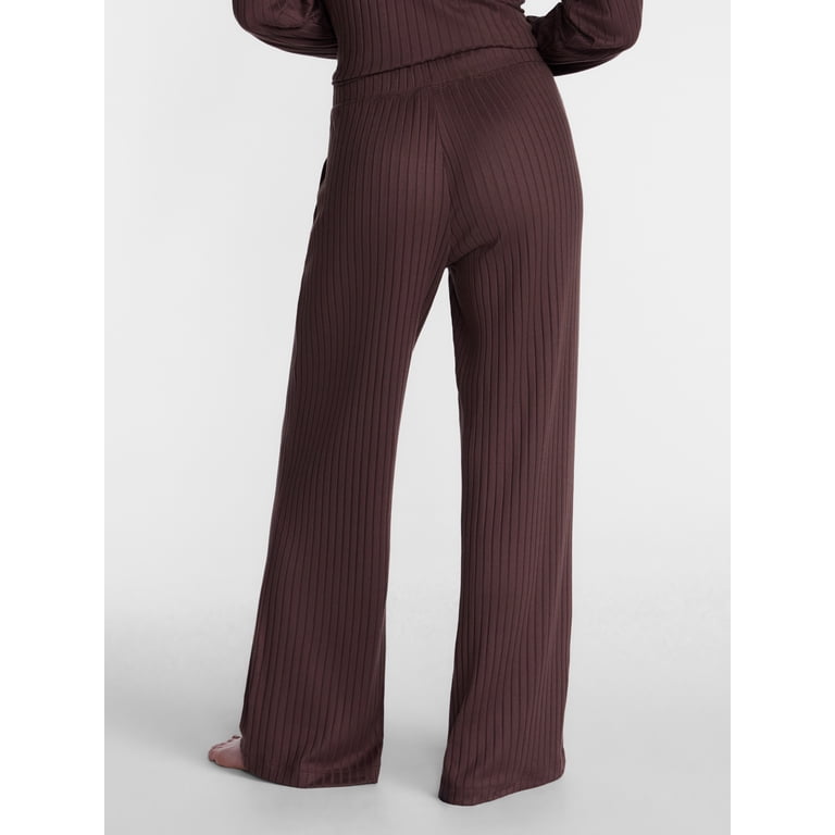 Women's Hacci Knit Sleep Pants with Pockets photo 4