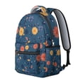 thumbnail image 2 of "Stylish Flowers Backpack Featuring Sunflower Print - Large Capacity Water-Resistant Bookbag, Padded Laptop Sleeve, Organizational Compartments for High School & College", 2 of 6