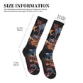 thumbnail image 5 of Bixox Whimsical Animal Spiral Print Compression Socks,Compression Socks Women & Men Circulation for Medical,Running,Athletic, 5 of 7