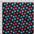 thumbnail image 4 of oneOone Polyester Spandex Black Fabric Polka Sewing Fabric By The Yard Printed Diy Clothing Sewing Supplies 56 Inch Wide, 4 of 4