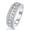 Total stone weight:1.0ct, variant on Moissanite Wedding Bands for Women 1.0ct Round Cut D Color VVS1 3-Row Eternity Wedding Ring Size 7