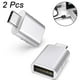 thumbnail image 1 of Adaptador tipo C a USB (2 piezas) Adaptador OTG tipo C a USB 3.0 hembra, compatible con iPad Pro 2021 iMac 2021 MacBook Pro MacBook Air 2020 Galaxy Surface Go y más Adepaton 221406-2, 1 of 9