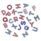 thumbnail image 5 of 26pcs Rhinestones letras Letras de aleación Charm Beads para pulseras de pulsera, 5 of 5