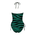 thumbnail image 5 of YDLCAFD Easter Women's Two Piece Irregular Print Swimsuit Tankini Swimsuit Set 2, 5 of 5