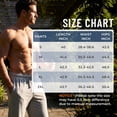thumbnail image 4 of U2SKIIN Mens Cotton Pajama Pants, Soft Lounge Pant with Pockets Lightweight Sleep Pj Bottoms,(Dark Grey Mel,L), 4 of 6