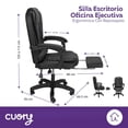 thumbnail image 3 of Silla Escritorio Oficina Ejecutiva Ergonómica Con Reposapiés, 3 of 5