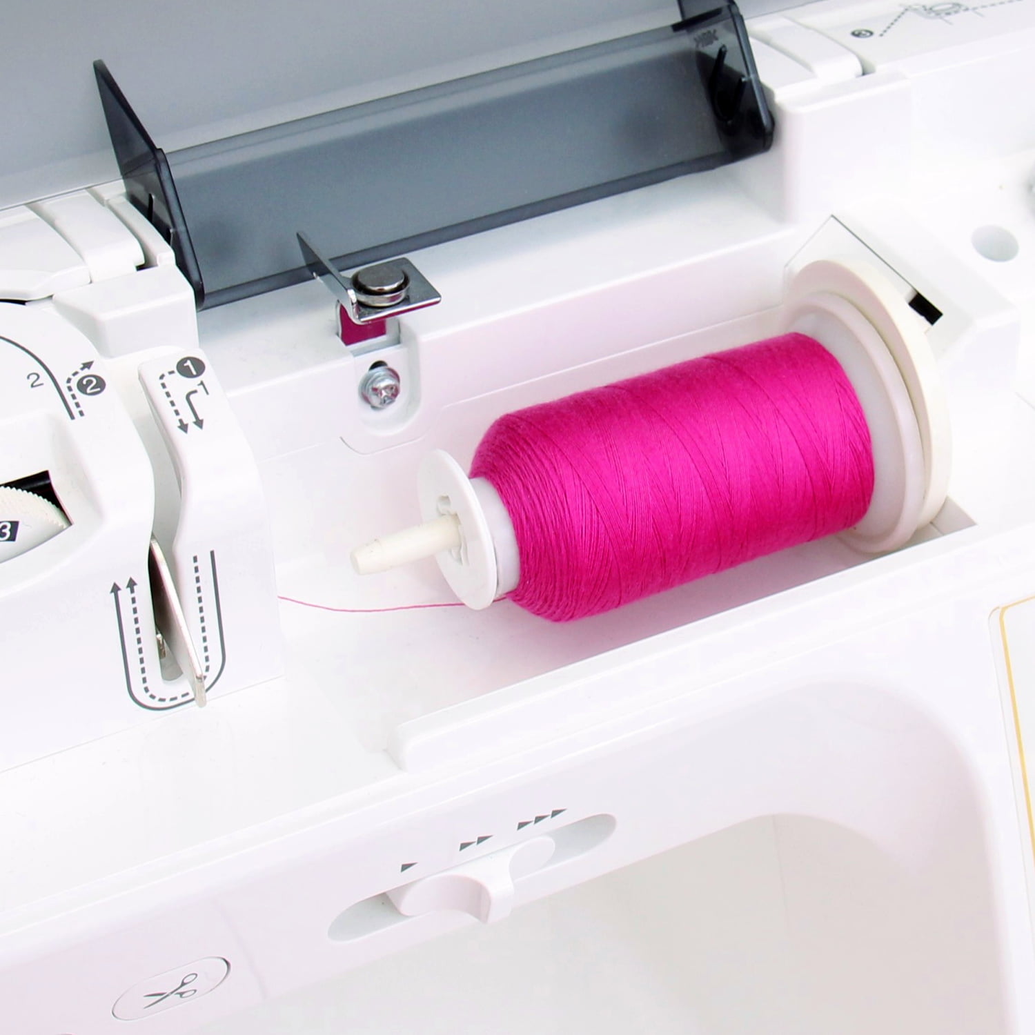 10 vibrant Embroidery Spools Sewing Machine Silk Threads BROTHER-JANOME-GUTERMAN 