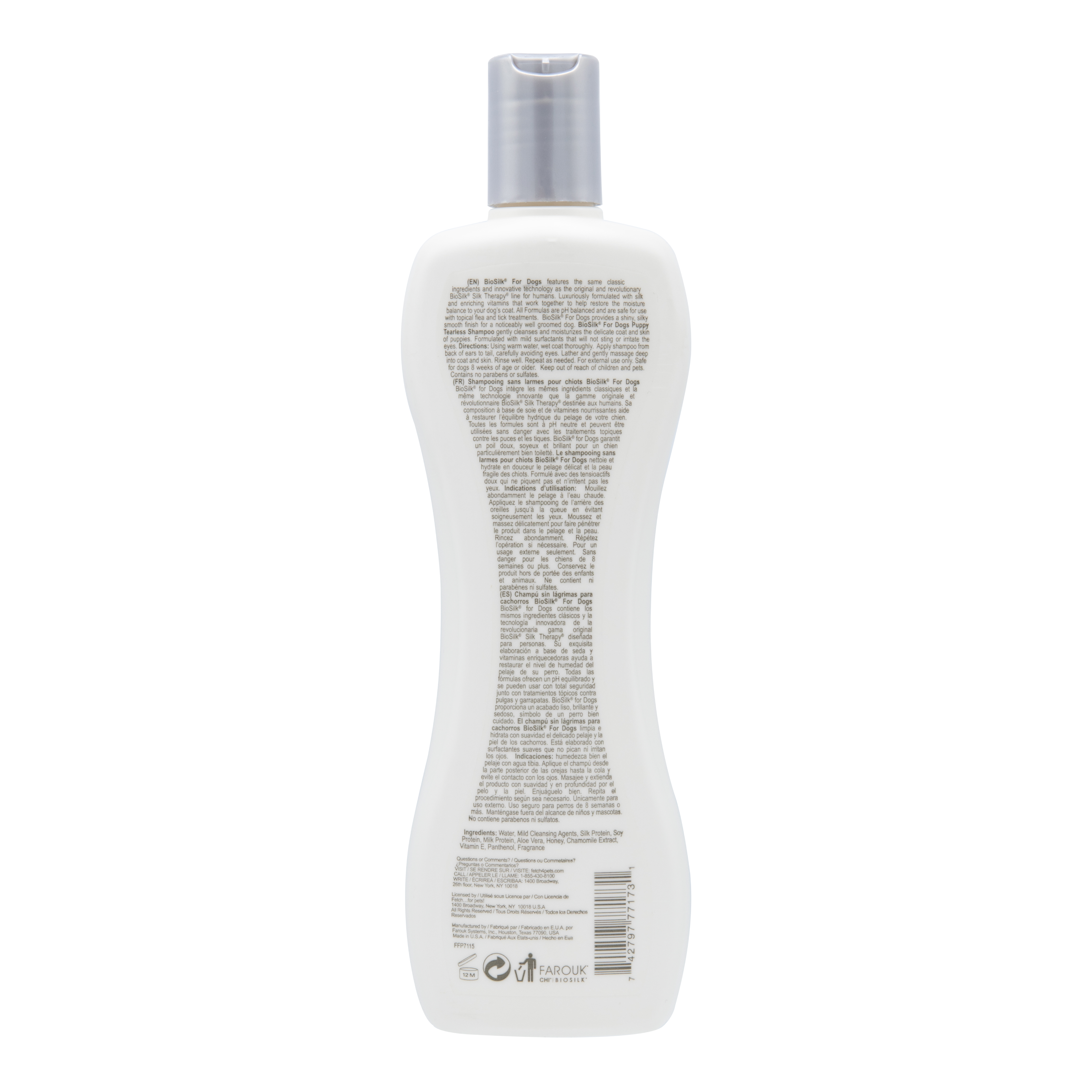 BioSilk Therapy Tearless Puppy Shampoo, 12 oz photo 2