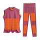 thumbnail image 2 of Gibobby Ropa interior deportivo hombre Camisas térmicas sin mangas para mujer Cuello redondo Forro polar Camisetas sin mangas térmicas Chaleco Tops de invierno Tops delgados paquete（Rosa， XL), 2 of 5