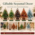 thumbnail image 2 of DIY Beaded Christmas Tree Kit, 3D Crystal Bead Adult Holiday Craft Set, Wire Beaded Tabletop Tree, Compact Seasonal DIY Decor Craft Project, 2 of 9