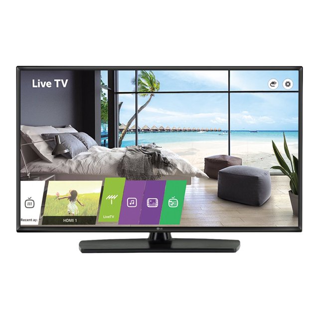 LG Commercial Lite 43LT340H - 43" Diagonal Class LT340H Series LED-backlit LCD TV - hotel / hospitality - 1080p 1920 x 1080 - direct-lit LED - ceramic black